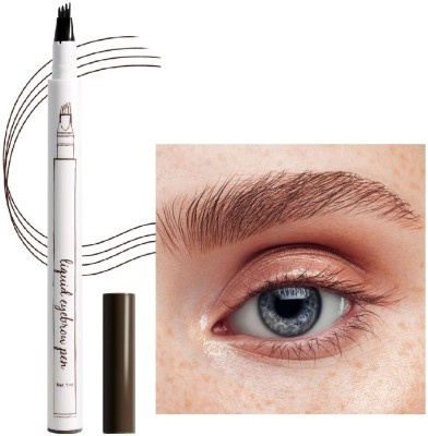 THTC Natural Eyebrow Pen with Micro-Fork Tip Creates Flawless Eye Brows 1 ml(Brown)