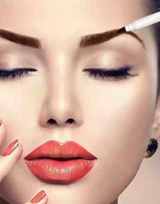 Sheny best 24 Hours Waterproof Microblading Eyebrow Pen with 3D Micro-Fork Tip Pen 1 ml(brown)