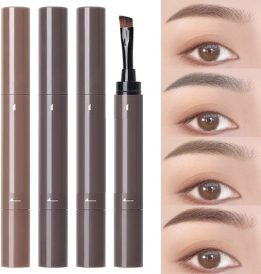 Emijun 2in1 Eyebrow Shaping Gel and Eyebrow Brush combo 7.2 g(lighte brown, dark brown)
