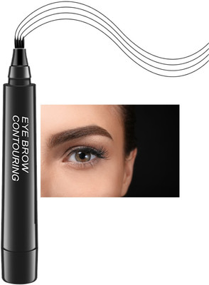WOONGMI Waterproof | Long Lasting | 4 Tip Eyebrow Pen 2.5 g(BLACK)