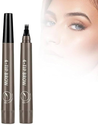 Neycare new look 4 tip eyebrow filer pen for all eyebrow look pack of 1 2 g(gray)