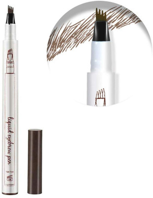 ADJD Eyebrow Pencil Micro-Fork Tip Applicator, Create Natural Looking Eyebrows 1 ml(BROWN)