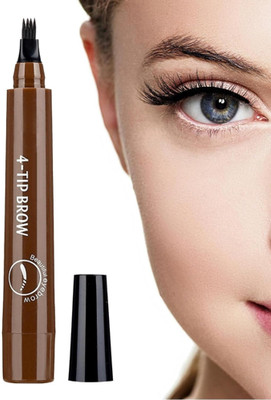 EVERERIN Eyebrow Pencil with a Micro-Fork Tip Applicator Fine Sketch Liquid Eye Brow 2.5 g(BROWN)