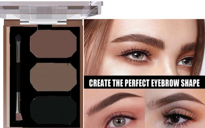 GABBU 3 Shades Eyebrow Palette Waterproof Eyebrows 8 g(multicolor)