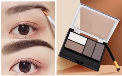 GABBU Eyebrow Drawing Palette 4 Shades Smudgeproof 8 g(multicolor)