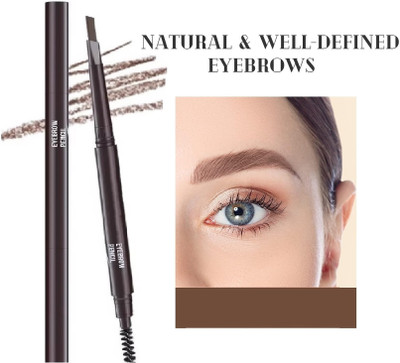 NADJA 2 in 1 Eye Brow Pencil Brow Filling Pencil with Spoolie Shaping Brush Eyebrow(BROWN)