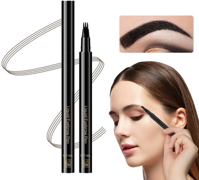MYEONG Eye Brow Artist Long Lasting Automatic Eyebrow Pen(Black)
