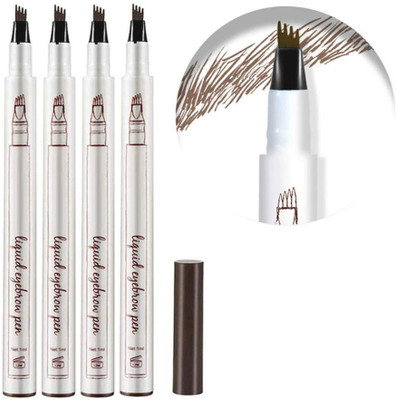 ADJD Combo Tip Applicator Creates Natural Looking Brows 4 ml(DARK BROWN)
