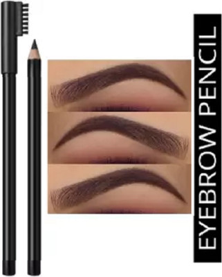 REIMICHI Waterproof Smudge-Proof Brow Pencil with Brow Brush 2 g(BLACK)