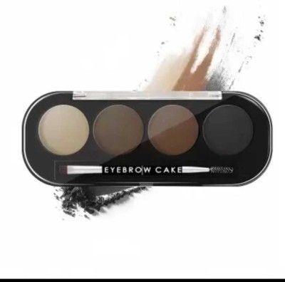 COSLUXE PROFESSIONAL Eyebrow Powder Cake with brush Brow Palette Eyebrow Enhancer Waterproof 4 g(multicolor)