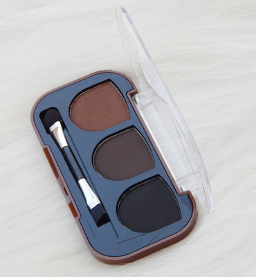 VARS LONDON VARS ; LONDON Perfect brows 3 colors eyebrow powder combo palette 9 g(Black/brown/darkbrown)