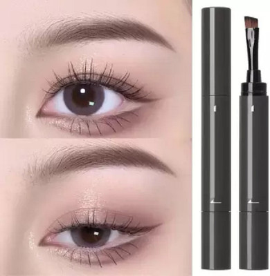 GABBU Eyebrow Cream Non-smudge Black Setting Dye Brows Pen Waterproof Lasting Makeup 1.8 g(BLACK)