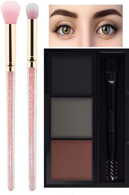 MYEONG PERFACT PRODUCT 3 IN 1 MULTICOLOR EYEBROW PALETTE 3.6 g(BROWN)