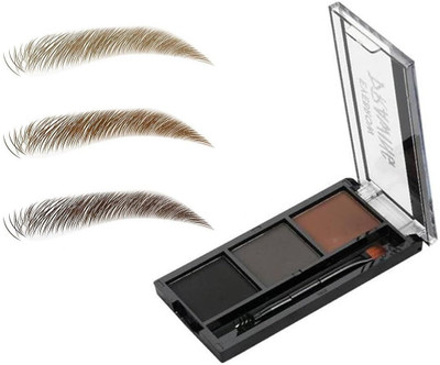 USBK BEST AND PERFACT BEAUTY PRODUCT 3 IN 1 EYEBROW PALETTE 7.2 g(MULTI-COLOR)