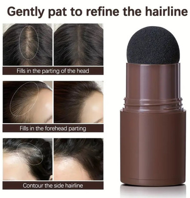 GABBU Hairline Powder, Hair Shading Sponge Pen, Hairline Shadow Powder Stick , BLACK