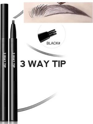REIMICHI 3 Way Tip Charming Black Liquid Eyeliner Pen 1.2 g(BLACK)