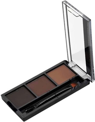 MYEONG Eyebrow Palette 3 Shades With 1 Brush Waterproof 7.2 g(Multi Shade)