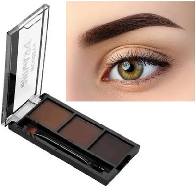 USBK BEST MAKEUP 3 IN 1 EYEBROW PALLETE FOR GIRLS AND WOMANS 10 g(MULTI-COLOR)