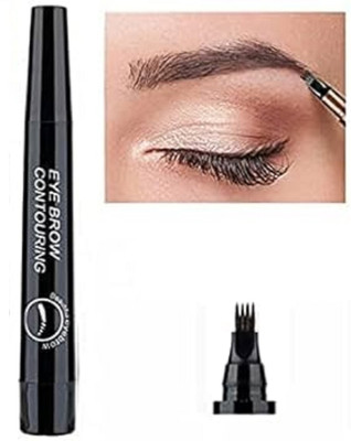 Jiwoo Eyebrow Tattoo Pen 4D Microblading Eyebrow Pencil 3.5 g(BLACK)