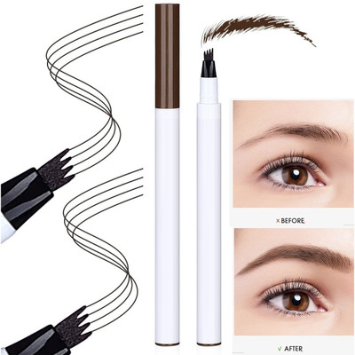 Latixmat Long Lasting Smudge Proof Professional Eyebrow Definer Brown Pen 1 ml(Dark Brown)