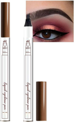 SHENY COLORS NEW FINE SKETCH LIQUID EYEBROW PEN eyebrow pen & brush 1 ml(BROWN)