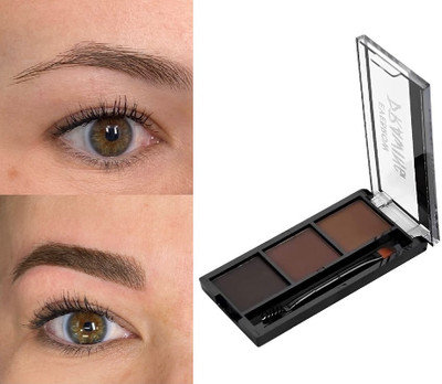 SEUNG Waterproof Eyebrow Drawing Palette 3 Shades With 1 Brush 7.2 g(MULTICOIOR)
