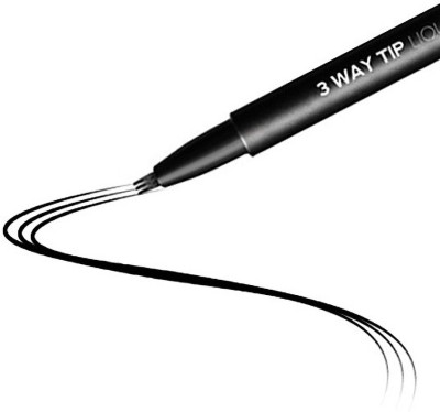 ADJD Eyebrow Pen Makeup Micro 3 Point Brow Pen(BLACK)