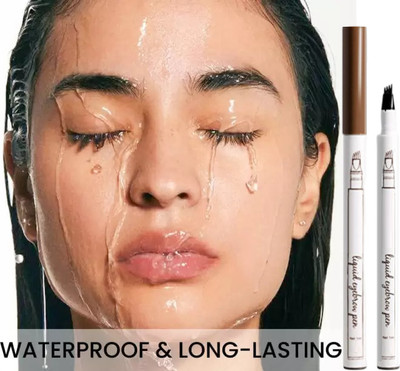 SHENY COLORS Water-resistant FINE SKETCH LIQUID MICROBLADE EYEBROW PEN 1 ml(BROWN)