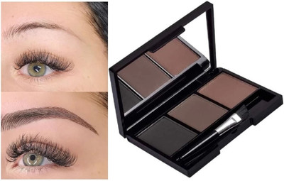 Wiffy 3 Shades Eyebrow Palette for Girls 10 g(MULTICOLOR)