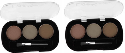 Latixmat 3 Color Eyebrow Powder Palette,Nature Eye Brow Powder 10 g(multicolor)