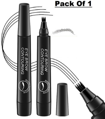 Neycare Waterproof Microblading Eyebrow Pencil with a Micro-Fork Tip Applicator 2.5 g(BLACK)