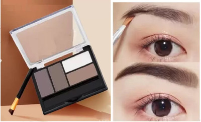 GABBU Eyebrow Drawing Palette 4 Shades Smudgeproof Eyebrow Palette 8 g(multicolor)