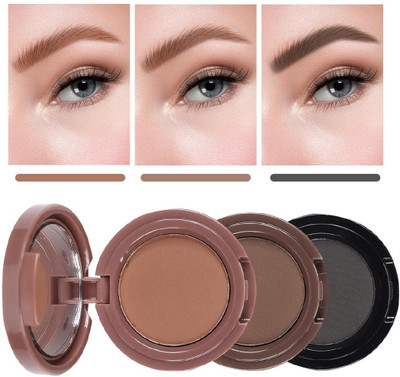 BLUEMERMAID 3 Color Eyebrow Powder Palette Eyebrow Filler to Shape Perfect Brow 4.5 g(MULTI COLOR)