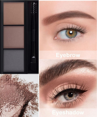 USBK 3 in 1 Eyebrow Powder Cake & Eyebrow Brush 7.2 g(MULTI-COLOR)