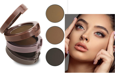 AFARAXIA 3 in 1 eyebrow and contouring and eyehsdow kit 4.9 g(Muliti colour)