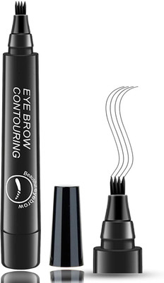 adbeni Eyebrow Pen, Water & Smudge-proof, Denser & Fuller Brows, One Swipe Application 2.5 g(Black)