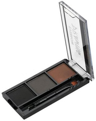 BLUEMERMAID Eyebrow Drawing Palette 3 Shades With 1 Brush 7.2 g(MULTICOLOR)