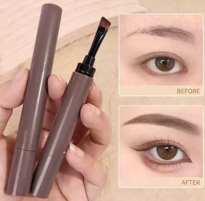 GABBU Natural Waterproof Eyebrow Cream Pen Delicate Smooth Long-lasting(DARK BROWN)