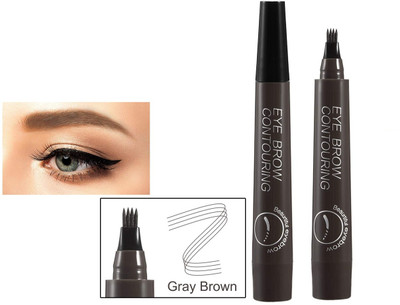 Neycare gray color shade new eyebrow filer pen pack of 1 2.5 g(gray)