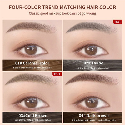 tanvi27 Long Lasting Black Creamy Texture Tinted Sculpted Deep Brown Brow Gel 1.8 g(Deep Brown)