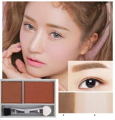YAWI PROFESSIONAL LONG LASTING EYE MAKE UP WATER PROOF EYE BROW POWDER 3.6 g(BROWN)
