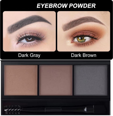 USBK Eyebrows,Waterproof Non-Transfer Smudgeproof Eyebrow Palette 7.2 g(MULTI-COLOR)