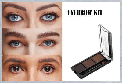 BLUEMERMAID Eyebrow Kit to Shape, Define and Fill the Eyebrows For Makeup 7.2 g(MULTICOLOR)