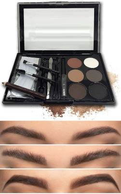 REIMICHI 6 Eyebrow Powders 3 Eyebrow Stencils 12.8 g(MULTICOLOR)