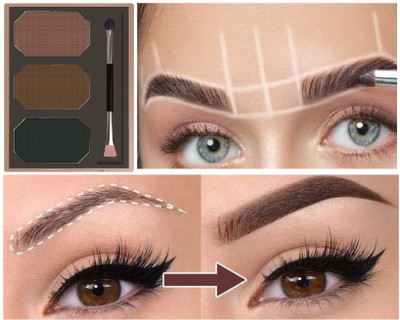 THTC Eyebrow Palette With Blendable Colors 9 g(Multi color)