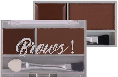 tanvi27 Enhance your eyebrow with Eyebrow Powder palette with brush 3.6 g(MULTI COLOR)