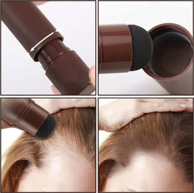 HUZURLU Hair Shading Sponge Pen | QUICK root touch up,waterproof hair root concealer(1.1 g)