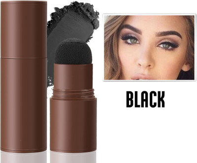 Herrlich Waterproof and smudgeproof Eyebrow Powder With Brush 4 g(BLACK)