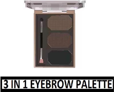 Neycare SUPER LOOK FAST NEW EYEBROW PALETTE NATURAL LOOK PACK OF 1 9 g(MULTI COLOR)