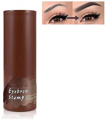 brown blush EYEBROW STAMPING KIT WITH STENCILS 1 g(BLACK)